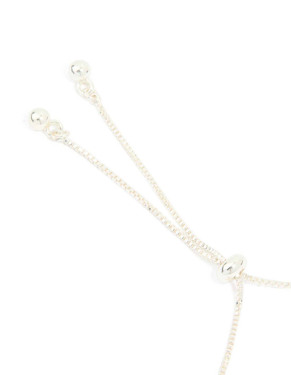 Silver Cubic Zirconis Flower Marquise Vintage Toggle Bracelet
