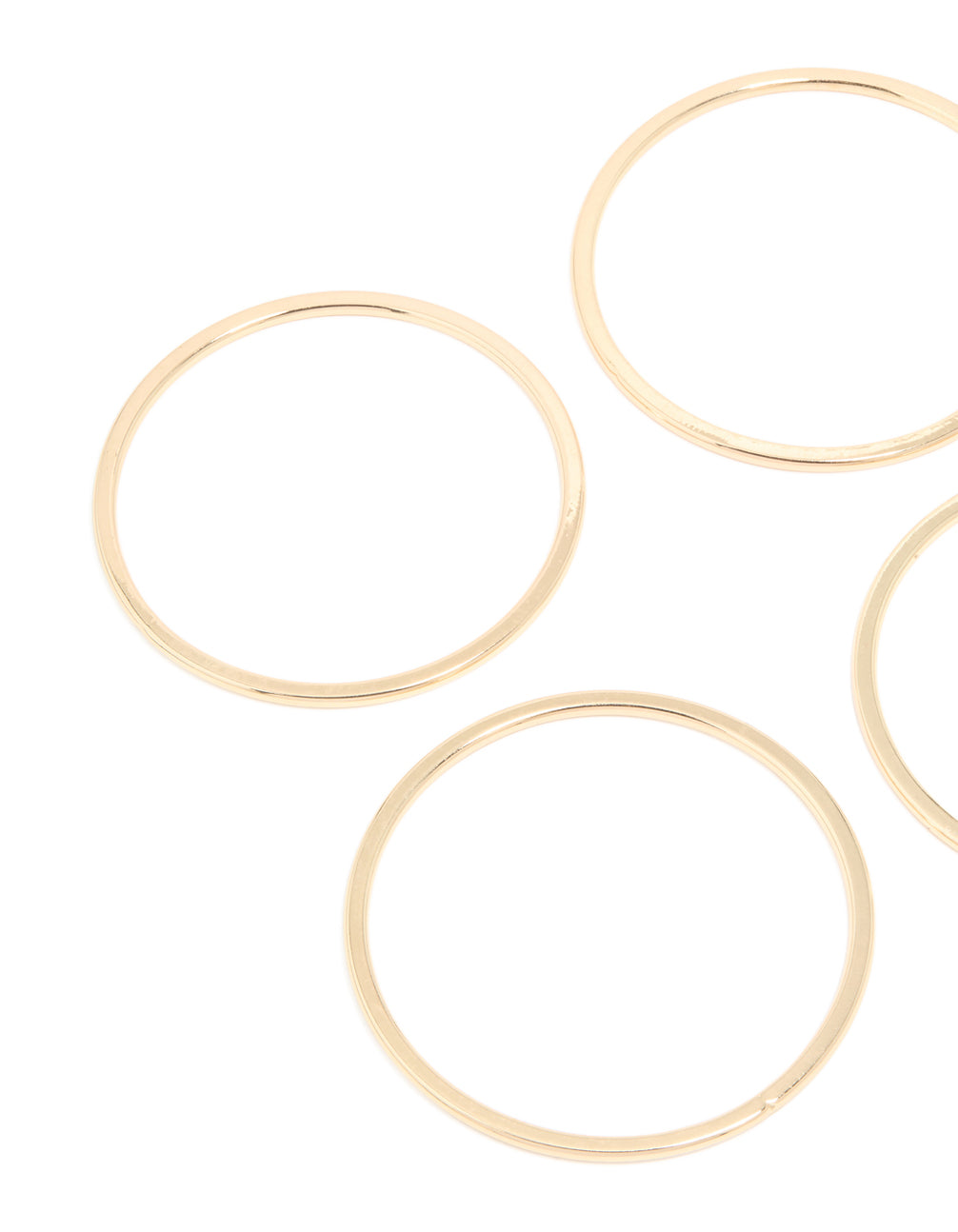 Gold Modern Bangles 6-Pack