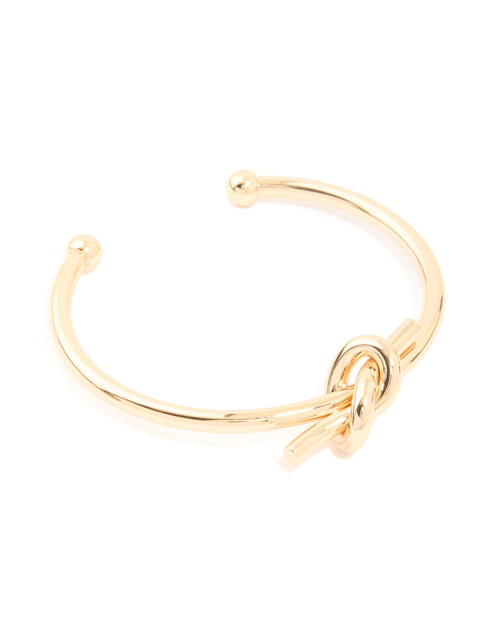 Gold Tied Knot Wrist Cuff