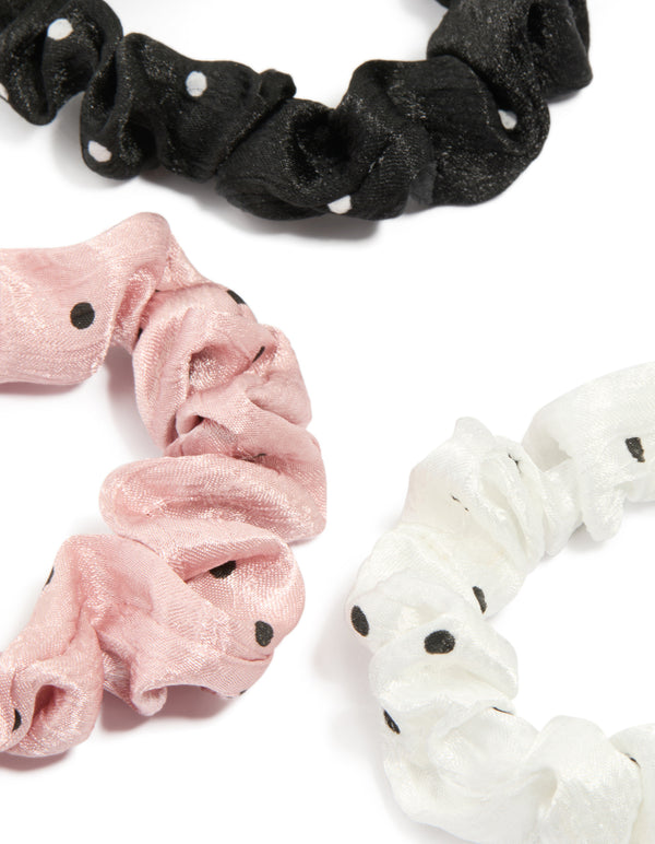 Neutral Fabric Scrunchie 5-Pack