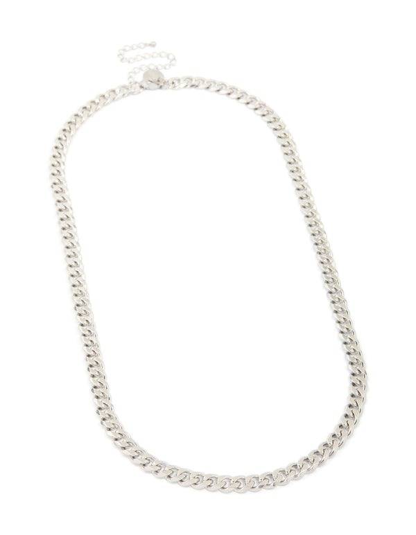 Mens Waterproof Stainless Steel Small Miami Cuban Necklace