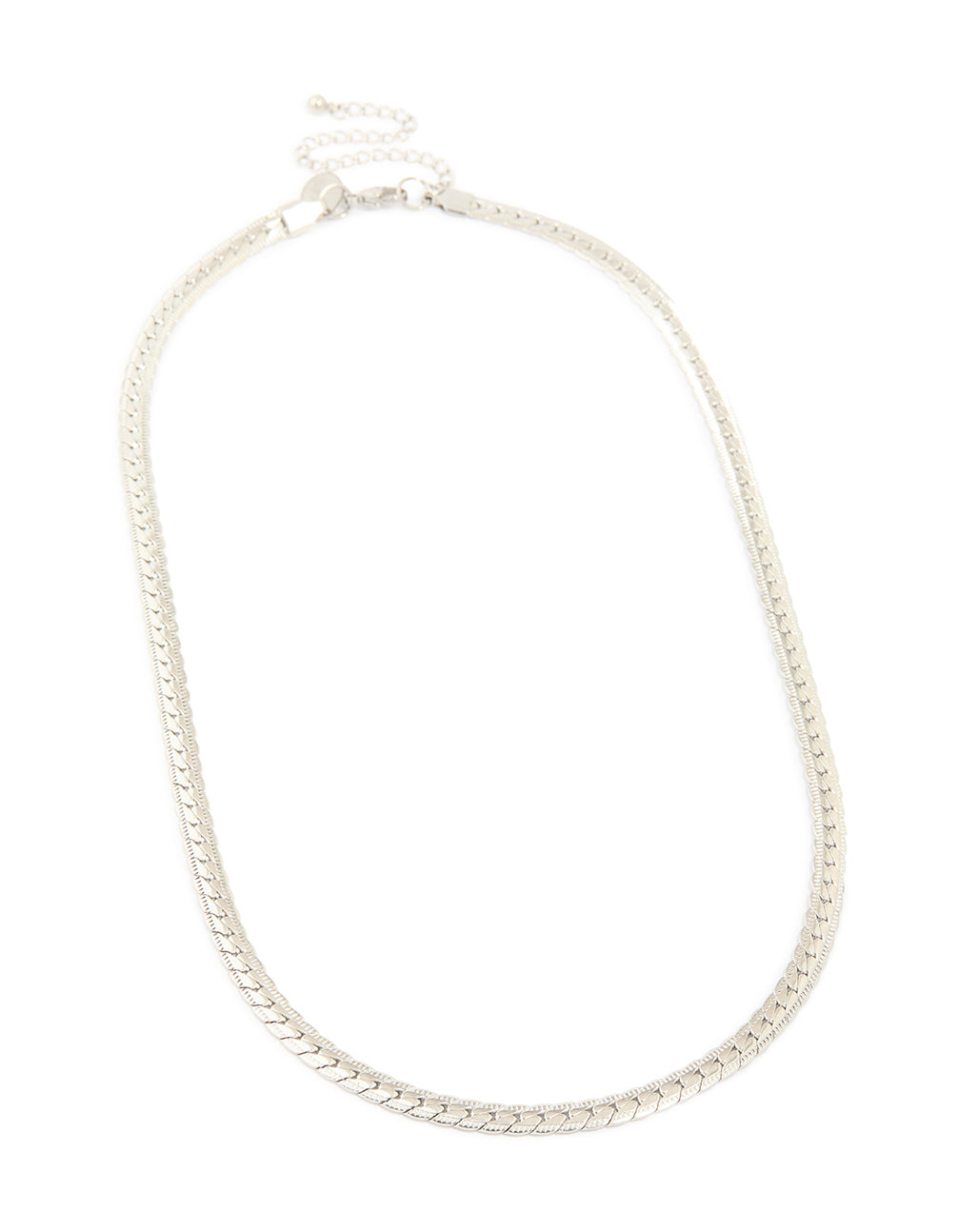 Mens Waterproof Stainless Steel Smooth Snake Chain Necklace