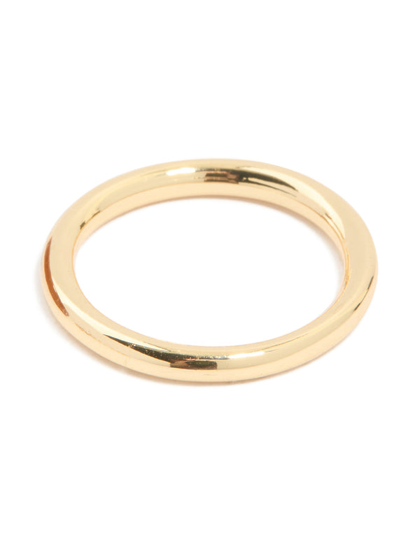 Brown Acrylic & Cubic Zirconia Rings 3-Pack