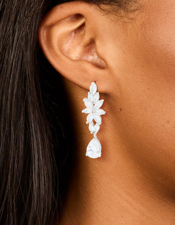 Statement Marquise & Pear Drop Earrings