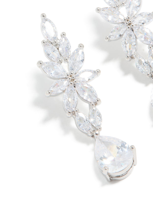 Statement Marquise & Pear Drop Earrings