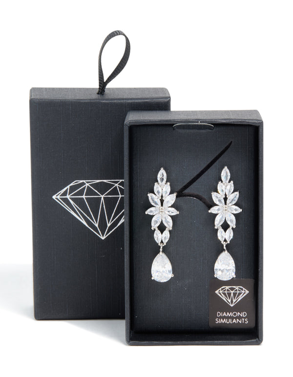 Statement Marquise & Pear Drop Earrings