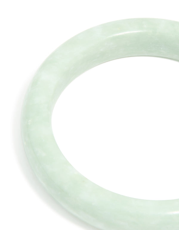 Green Jade Stone Bangle