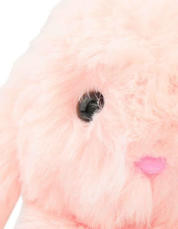 Pink Fabric Small Bunny Key Chain
