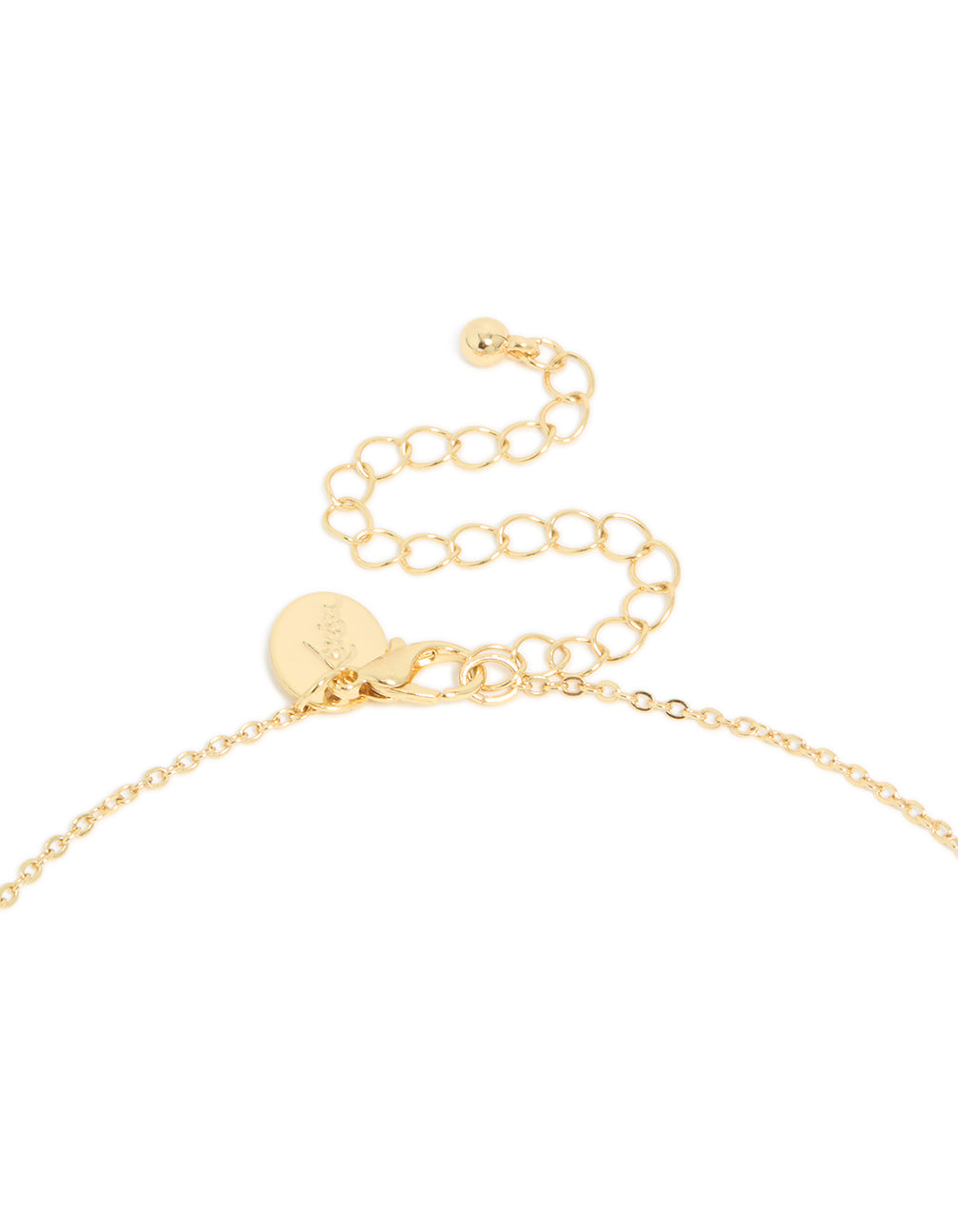 Gold Plated Vintage Red Cross Necklace