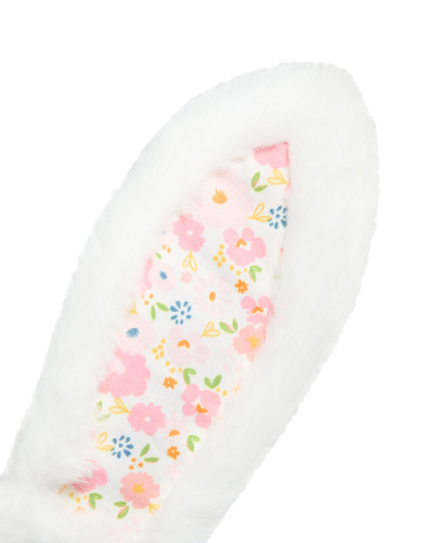Kids Fabric Flower Bunny Ear Headband