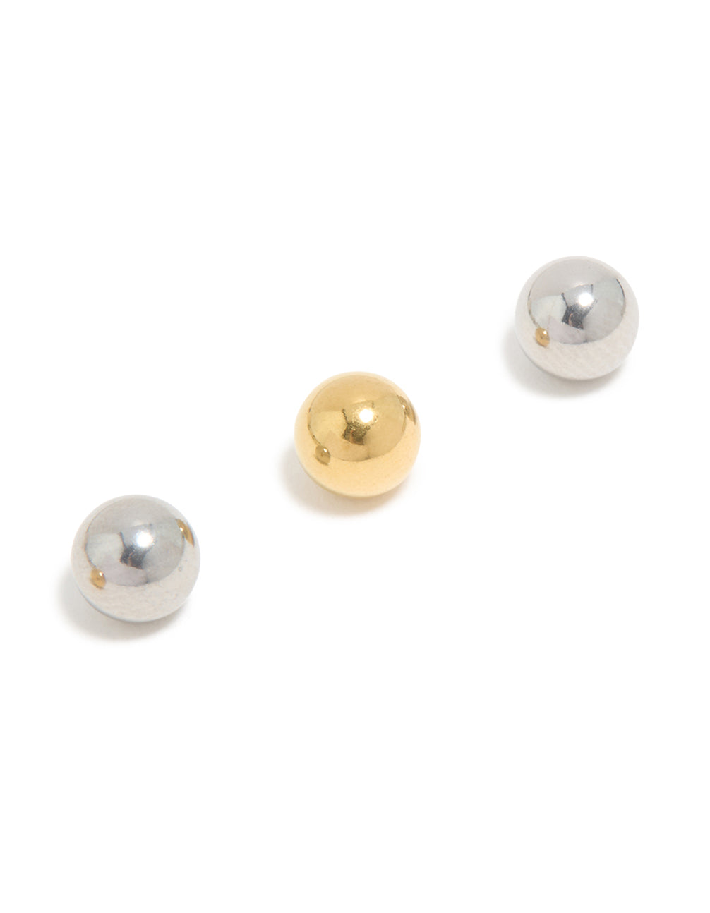 Metal Belly Bar Balls 4-Pack