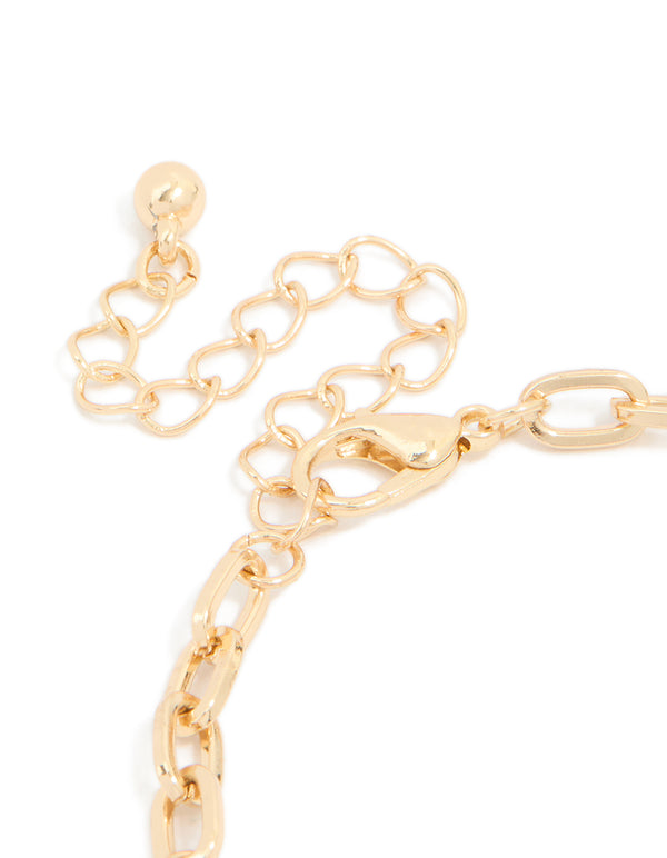 Gold Multi-Shape Shell Bracelet