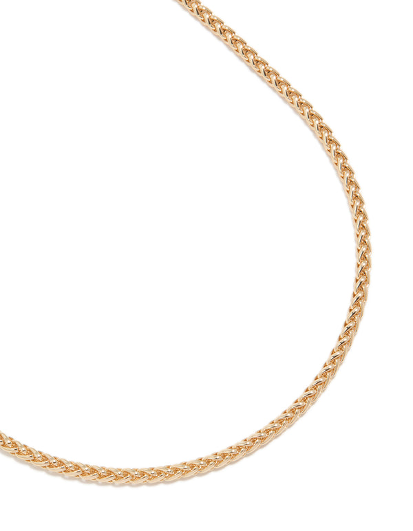 Gold Cable Chain Necklace