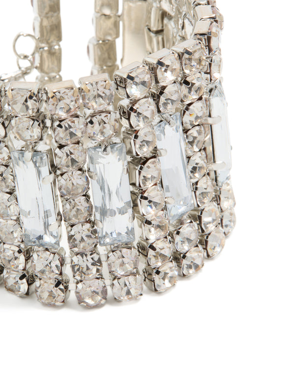 Silver Colossal Diamantes Bracelet