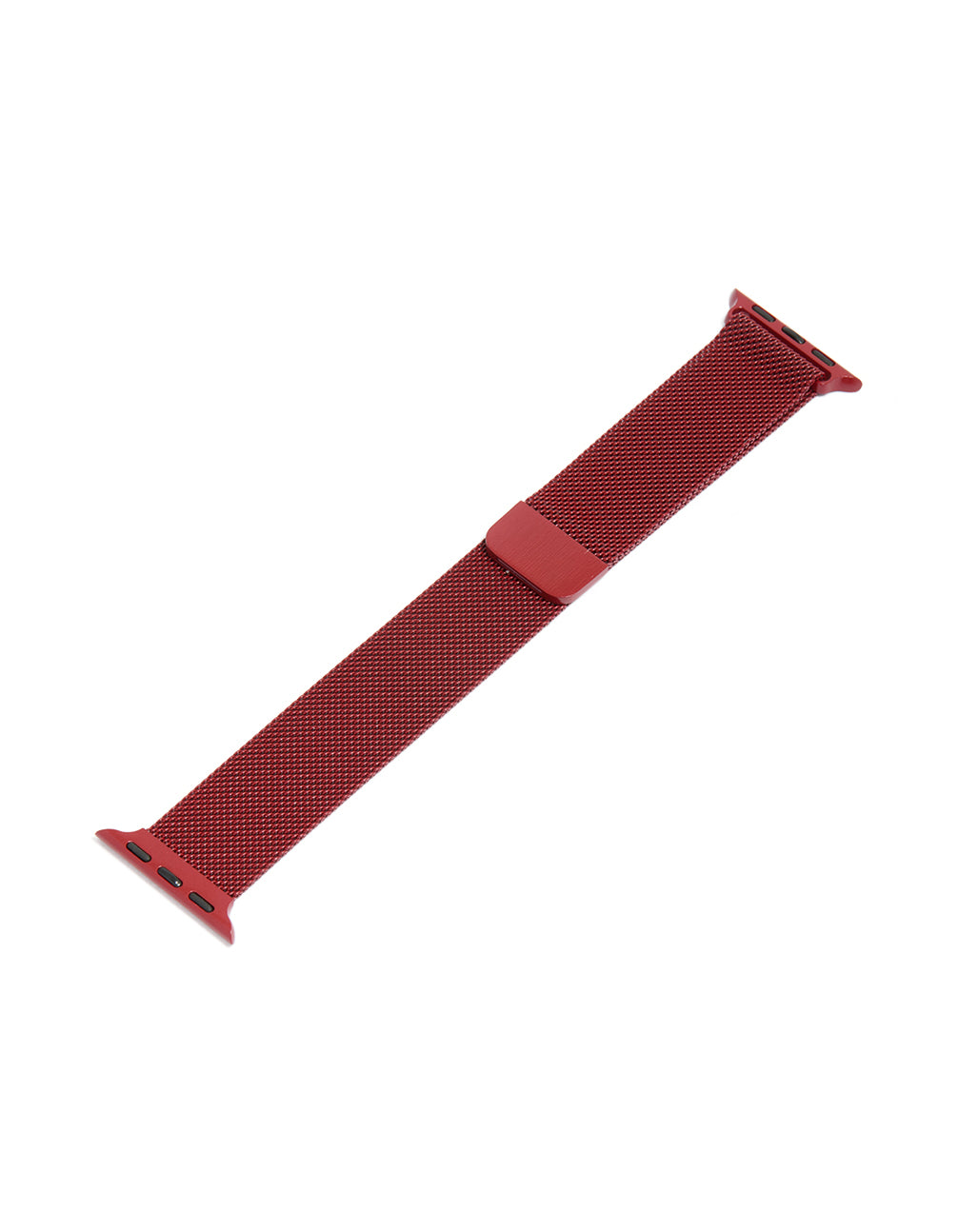 Red Coated Stainless Steel Mesh Strap 38/40/41 mm