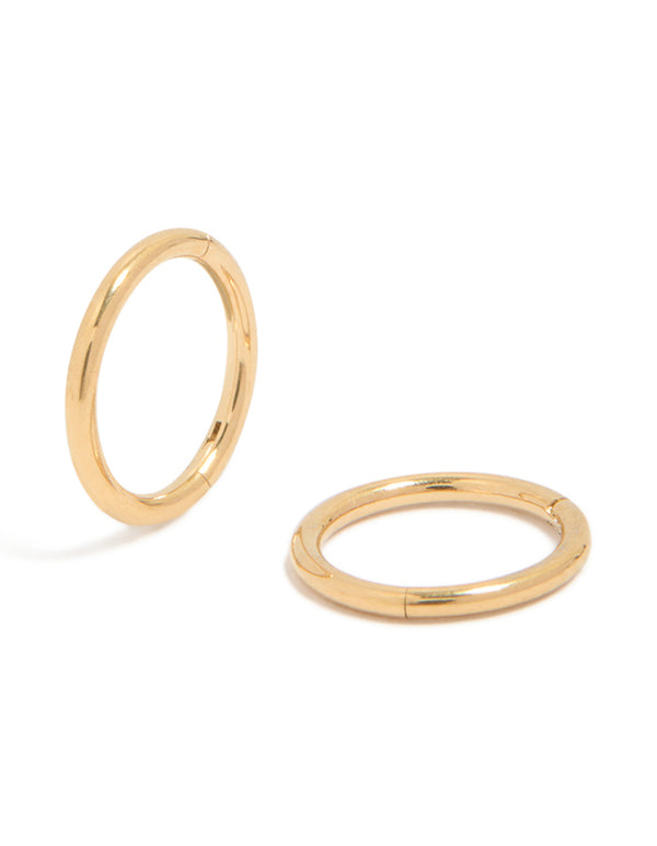 Kids Gold Plated Surgical Steel Sleeper Earrings