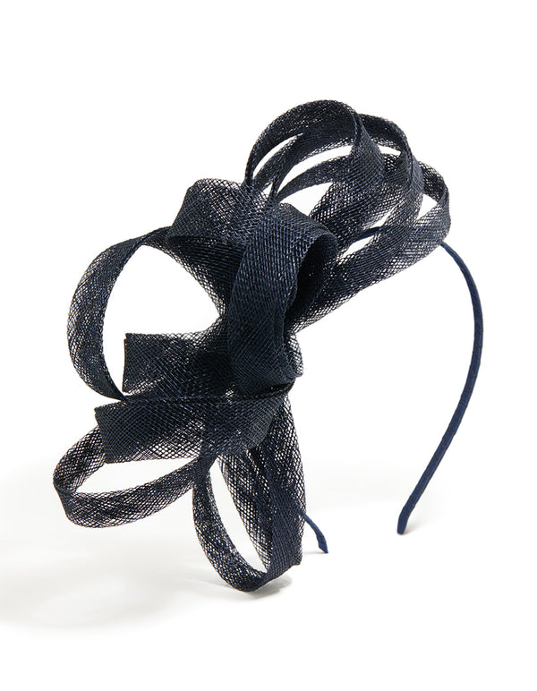 Black Multi Loop Fascinator