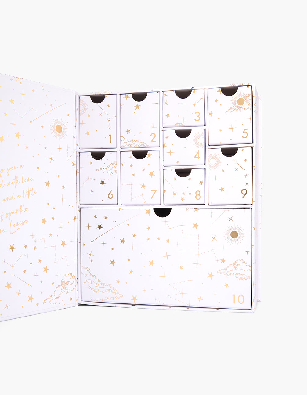 10 Day Gold Plated Advent Calendar