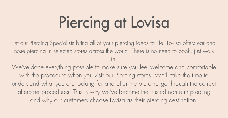 Piercing at Lovisa