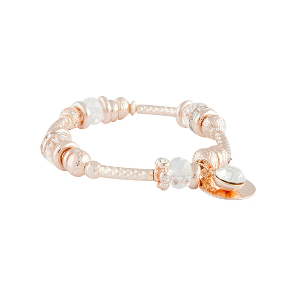 Rose Gold Multi Bead Bracelet