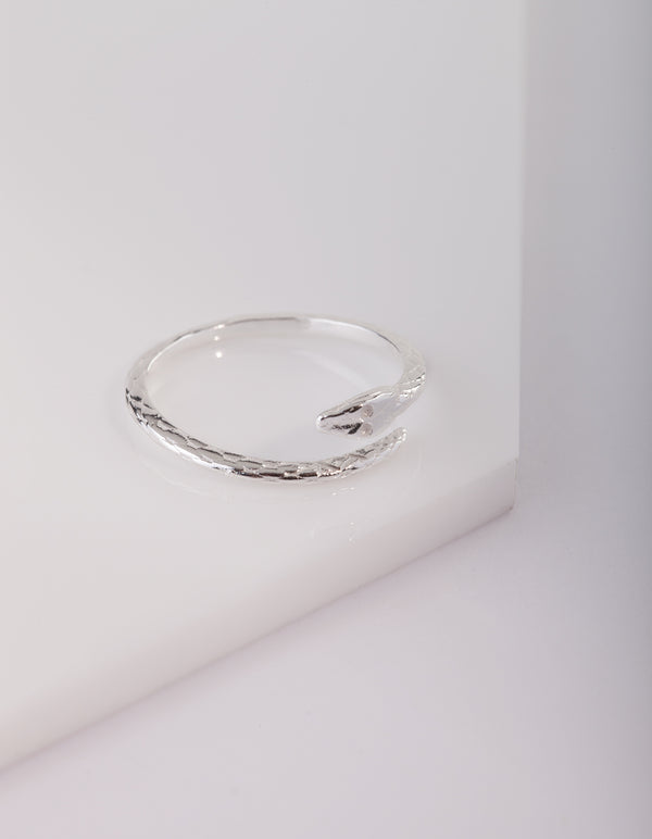 Sterling Silver Wrapped Snake Ring