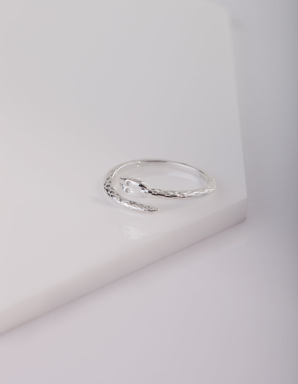 Sterling Silver Wrapped Snake Ring