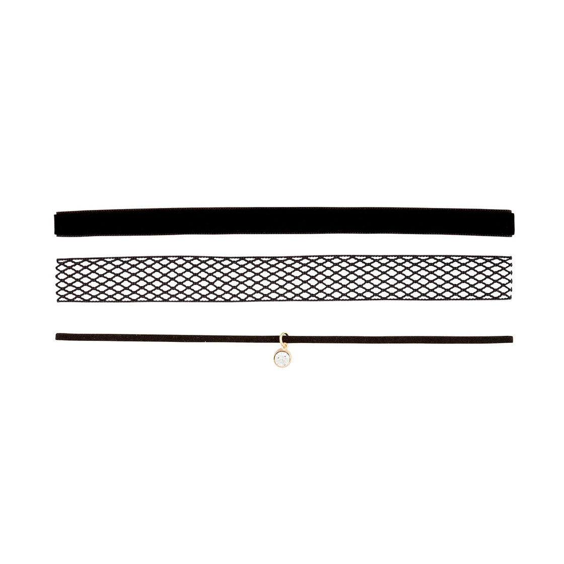 Black Mesh Choker Pack
