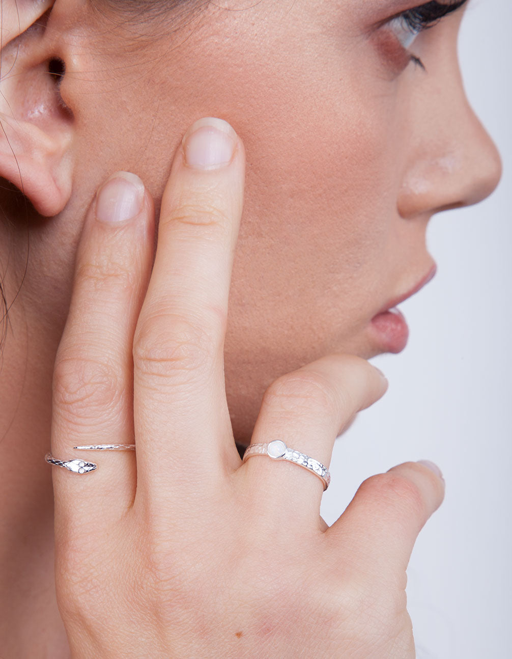 Sterling Silver Wrapped Snake Ring