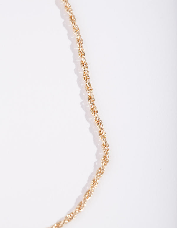 Gold Plated Chain Anklet