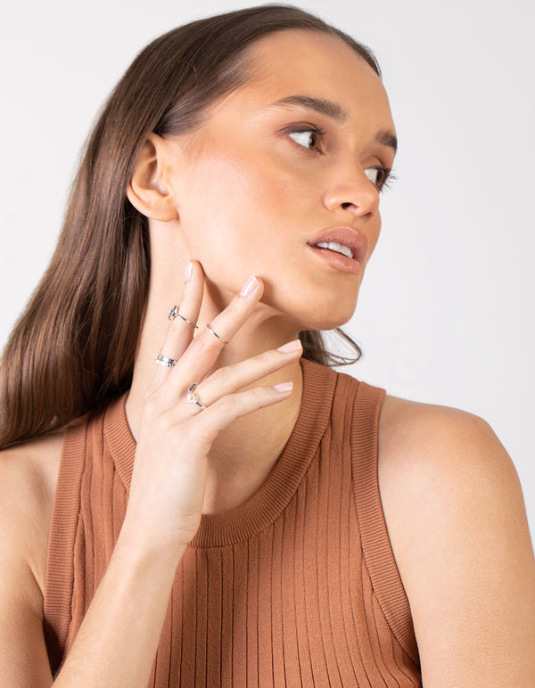 Silver Cupid Ring 24-Pack