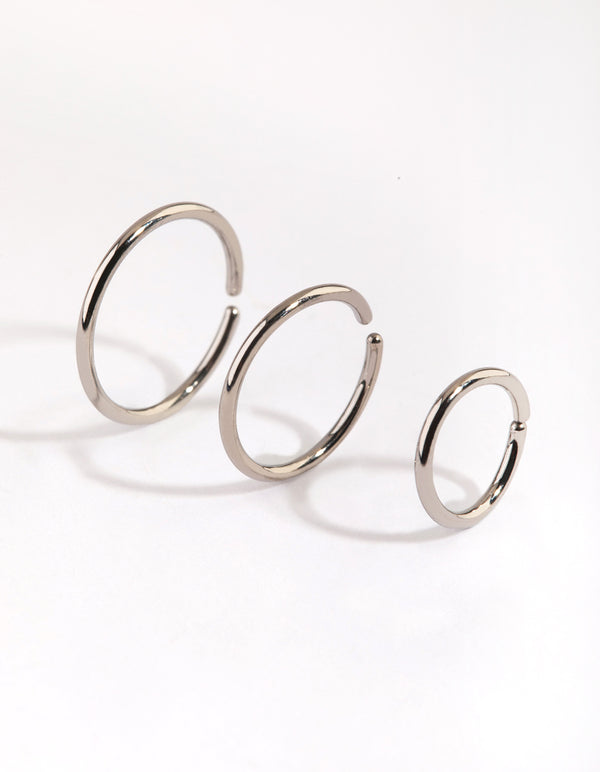 Titanium Nose Ring Pack