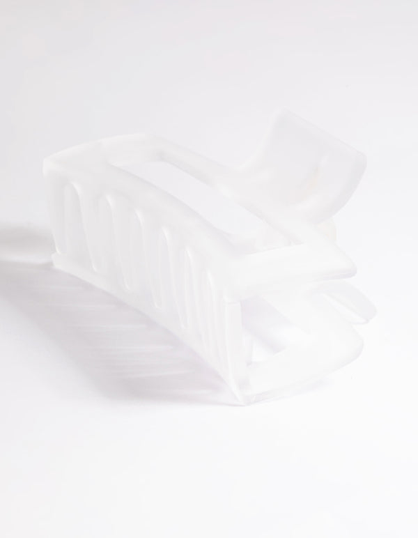 Frosted Rectangular Claw