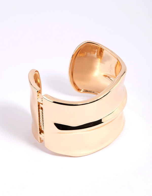 Gold Cuff Bangle