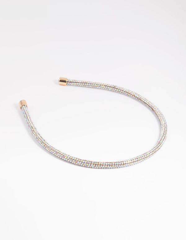 Gold Diamante Headband