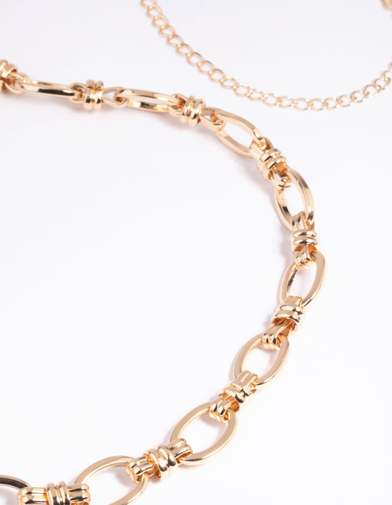 Gold Chain Link Belt Lovisa