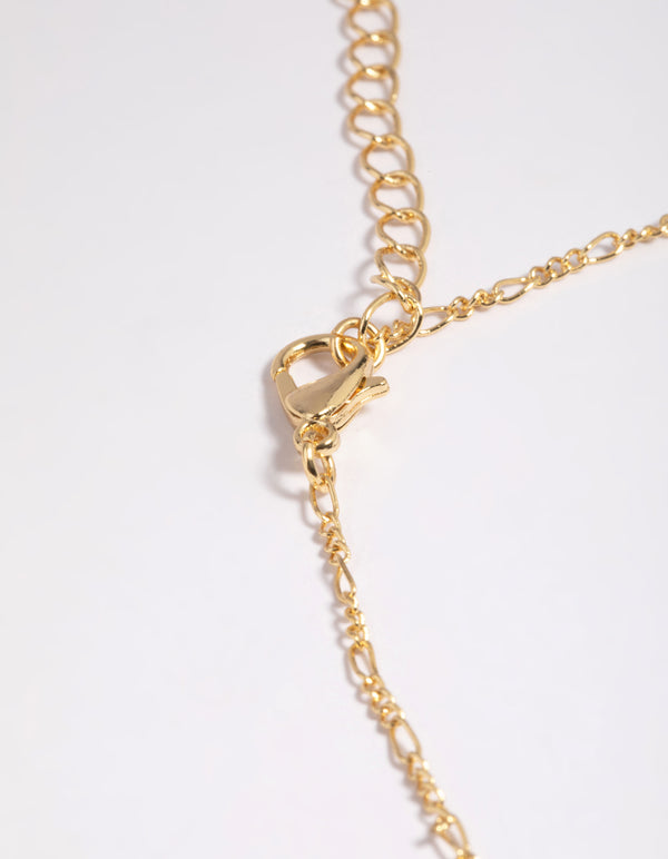 Gold Plated Rose Quartz & Freshwater Pearl Necklace