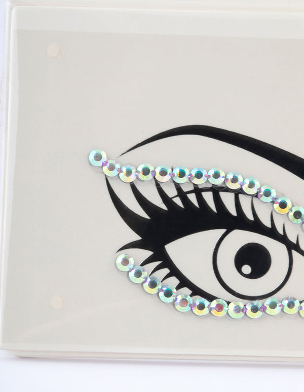 Iridescent Eye Face Jewels