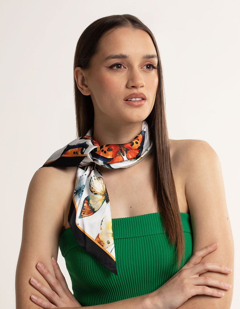 Fabric Butterfly Scarf Lovisa