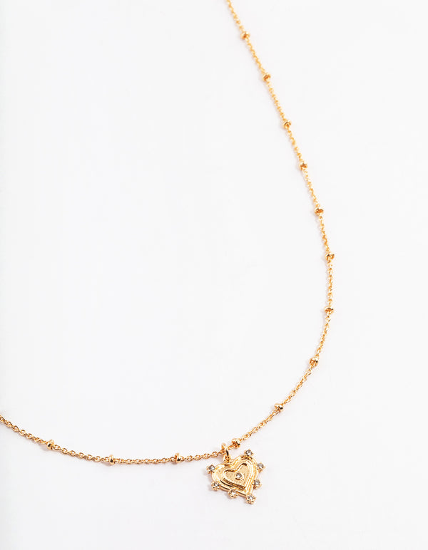 Gold Heart Necklace