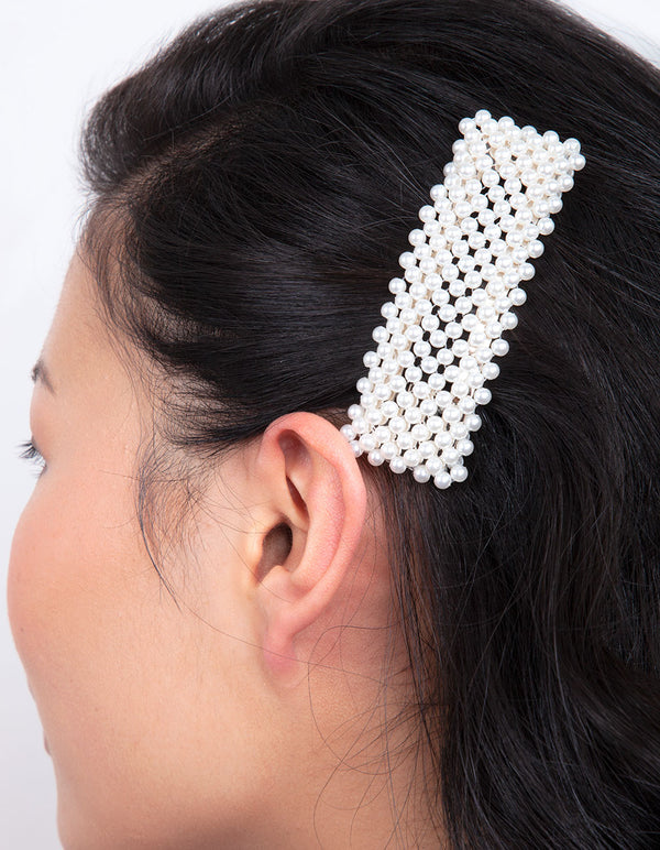 Pearl Chunky Hair Clip