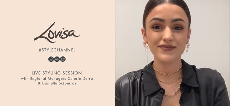 Celeste loops you in the Hoops trend LIVE with special guest, Lovisa New York/New Jersey Regional Manager and stylist Danielle Sciberras!