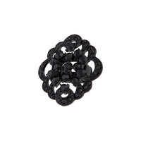 Black Oversized Filigree Ring - link has visual effect only