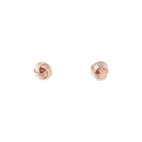 Solid Black Mini Knot Stud Earrings - link has visual effect only
