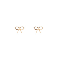 Gold Twist Bow Stud Earrings - link has visual effect only