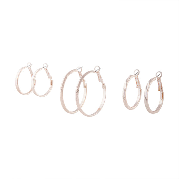 Rose Gold Multi Hoop Pack