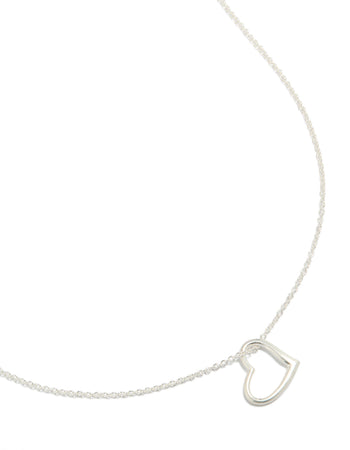 Lovisa Sterling Silver Heart Pendant Necklace