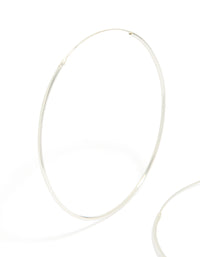 Sterling Silver 50Mm Hoop - link has visual effect only