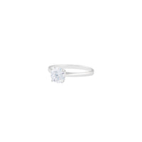 Sterling Silver Diamante Stone Ring - link has visual effect only