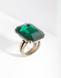Emerald Cocktail Ring - link has visual effect only