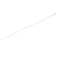 Sterling Silver Bead Chain Anklet - link has visual effect only